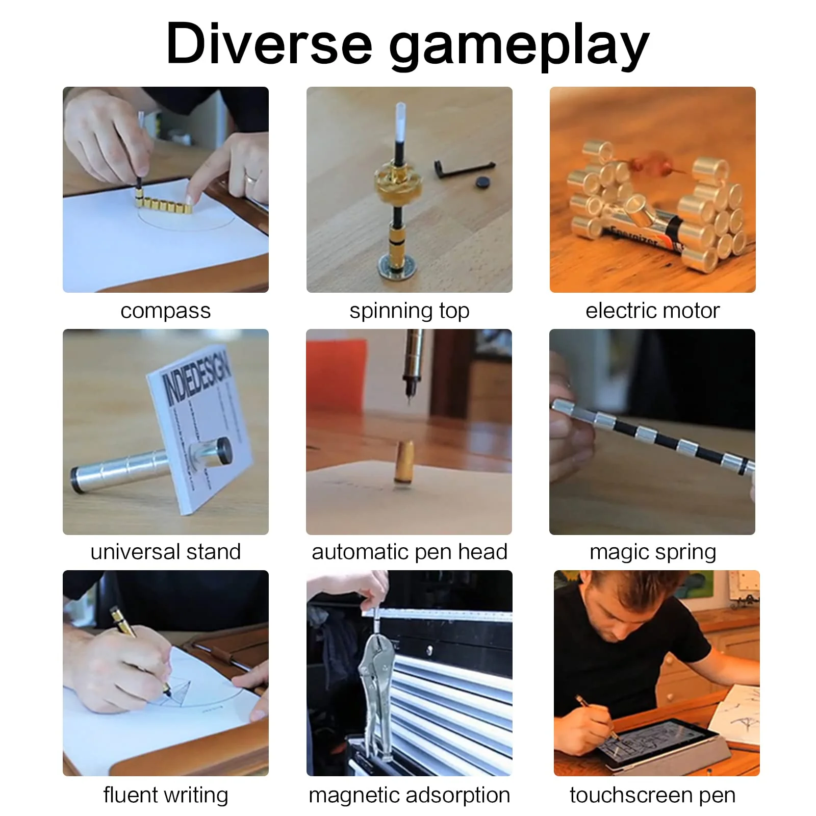 Anti-Stress Magnetic Fidget Pen toy - Image 8