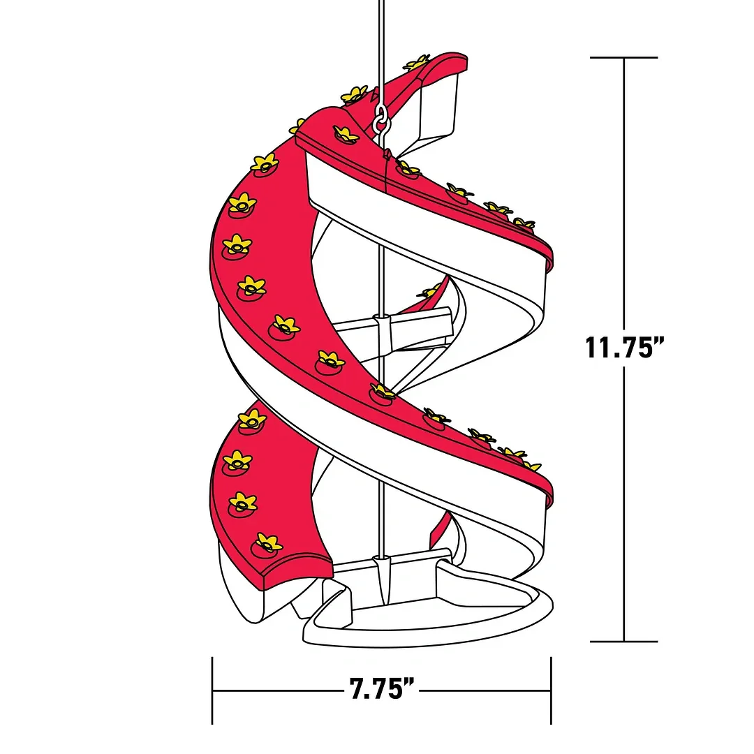 DNA Helix 32-Port Hummingbird Feeder - Image 13