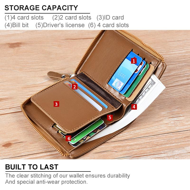 RFID Protected Leather Wallets For Men - Image 10