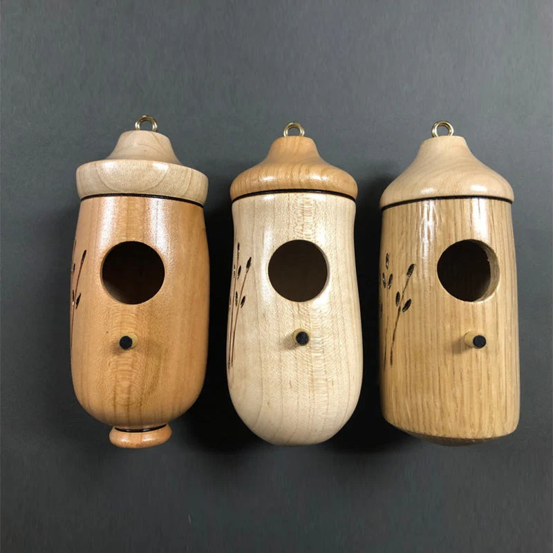 Sherum Wooden Hummingbird House - Image 6